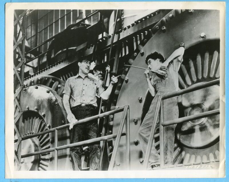 Charlie Chaplin “Modern Times" Vintage 8x10 Original Press Photo