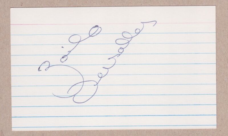 Zoilo Versalles Signed Index Card Auto with B&E Hologram