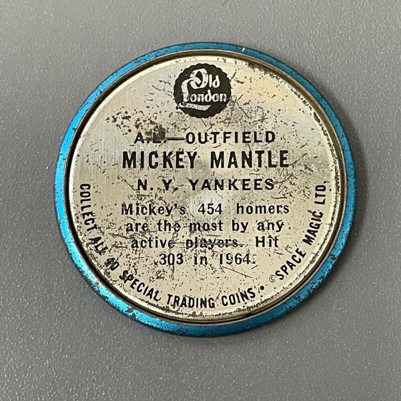 Mickey Mantle 1965 Old London Coin