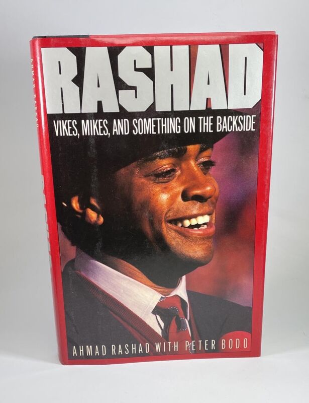 Ahmad Rashad Signed Book “Rashad, Vikes, Mikes,...”