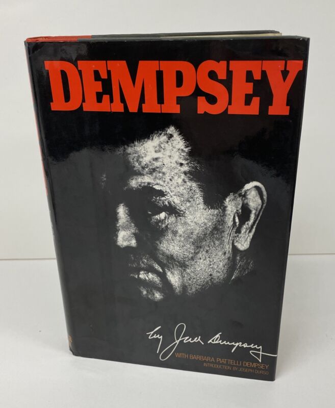 Jack Dempsey Signed Book “Dempsey”