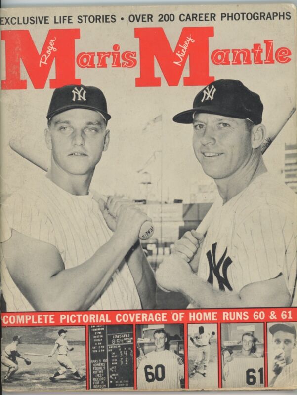 Roger Maris & Mickey Mantle 1962 JKW Magazine - 64 pages - Many Classic Photos