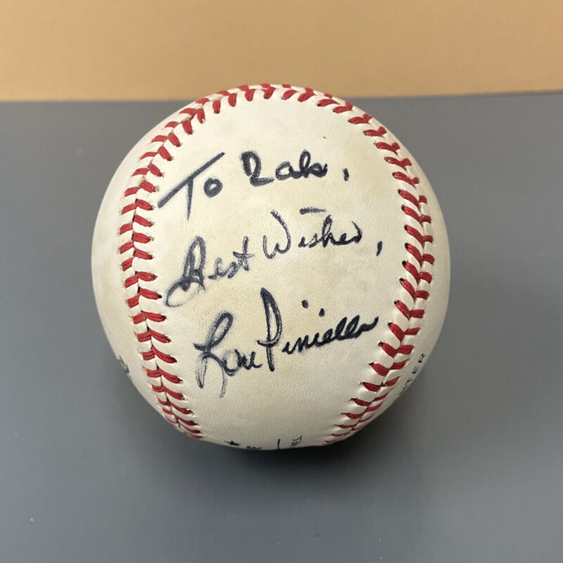 Lou Piniella “To Zak, Best Wishes" Signed ONL Baseball Auto with B&E Hologram