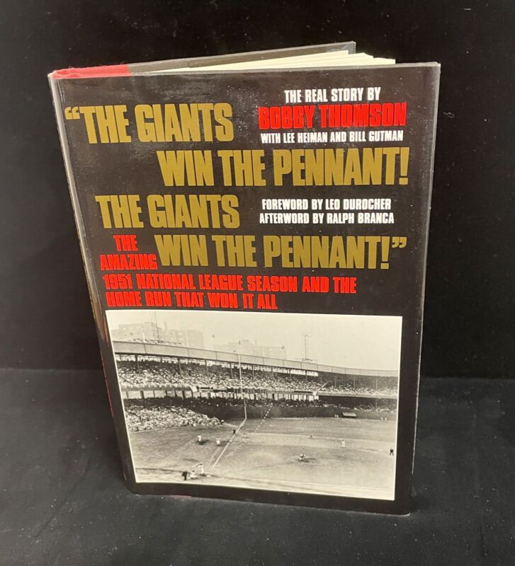 Bobby Thomson Signed Book “The Giants Win the Pennant”