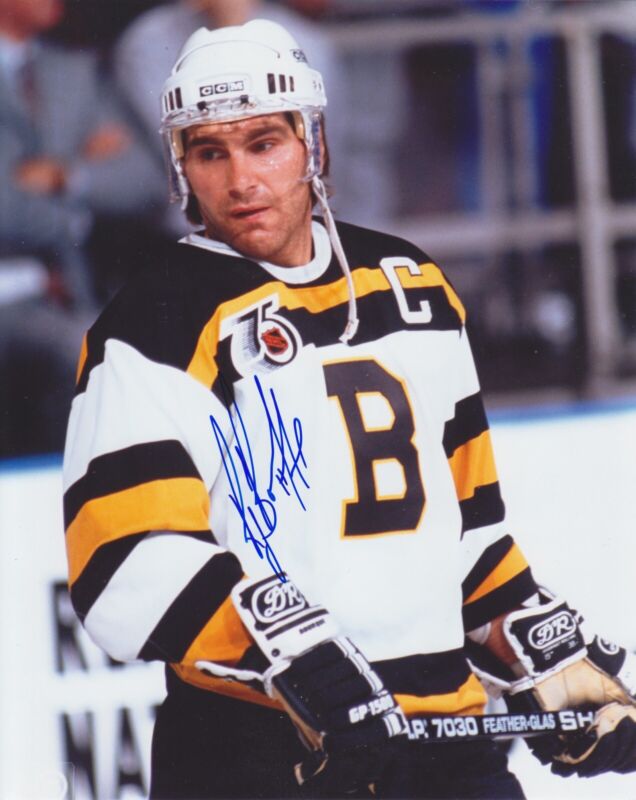 Ray Bourque Signed 8x10 Photo Auto with B&E Hologram