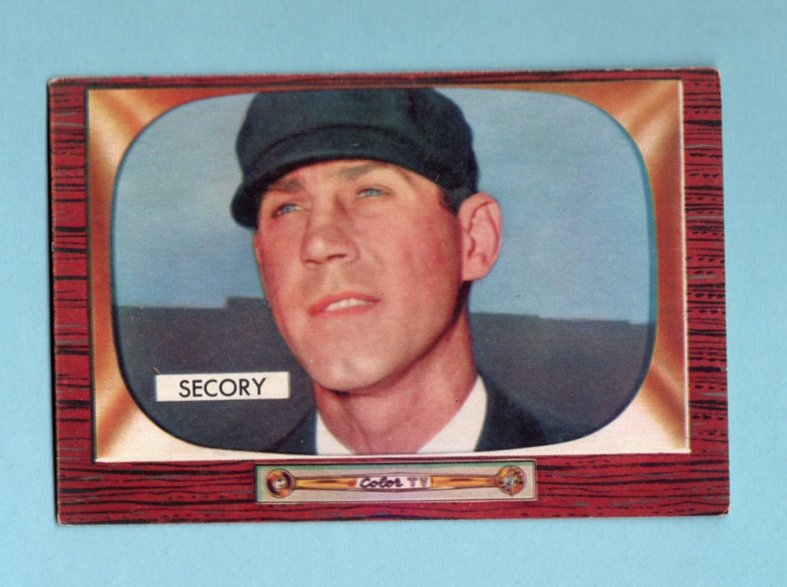 1955 Bowman #286 Frank Secory Umpire National League Baseball Card EX