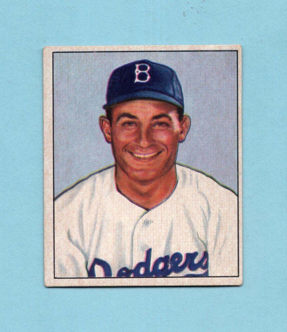 1950 Bowman #58 Carl Furillo Brooklyn Dodgers Baseball Card EX