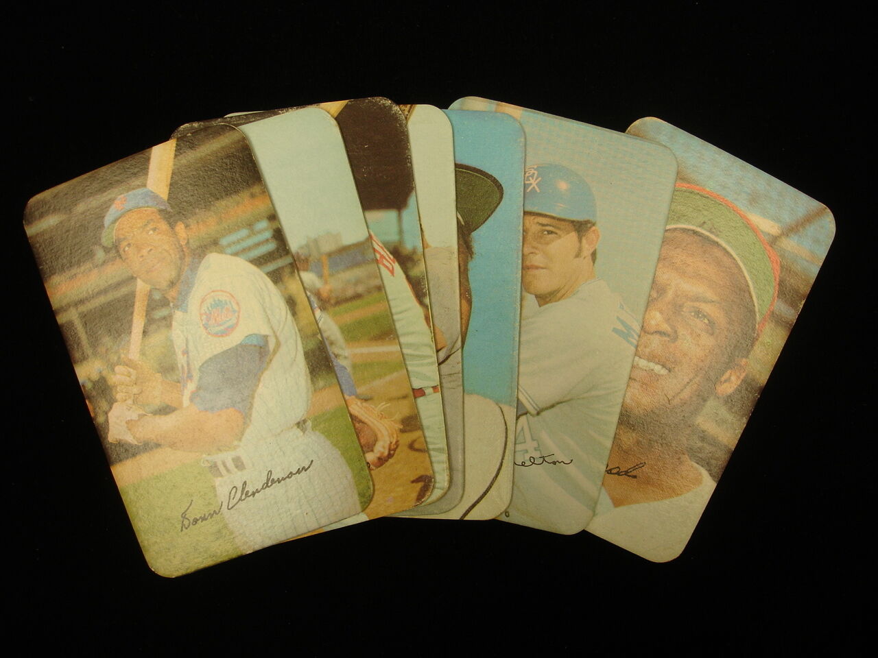 Lot of 7 Different 1971 Topps Supers 