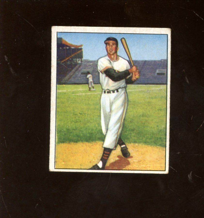 1950 Bowman Baseball Card LOW #28 Bobby Thomson