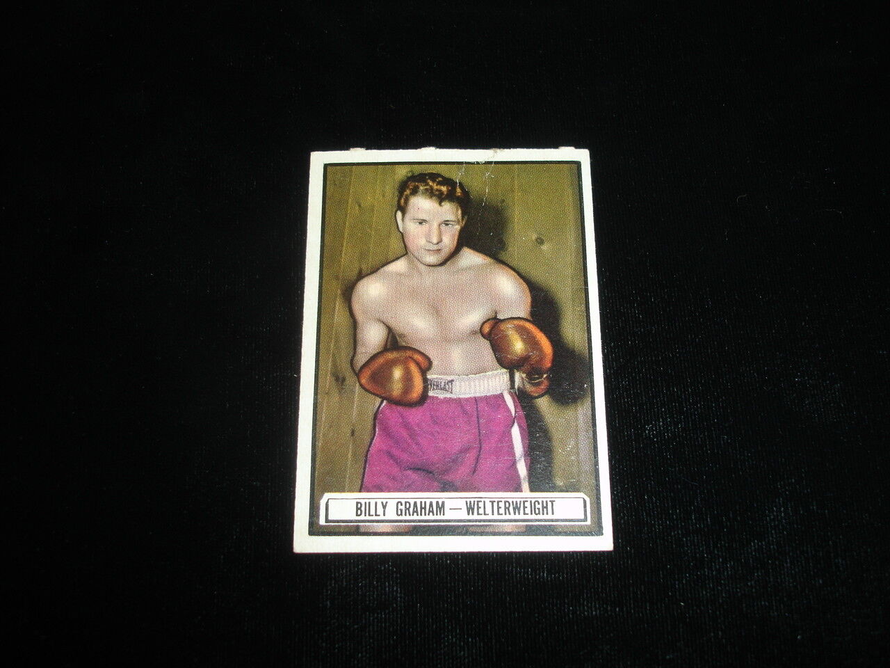 1951 Topps Ringside Boxing Card-Billy Graham-#74-VG+ vibrant colors