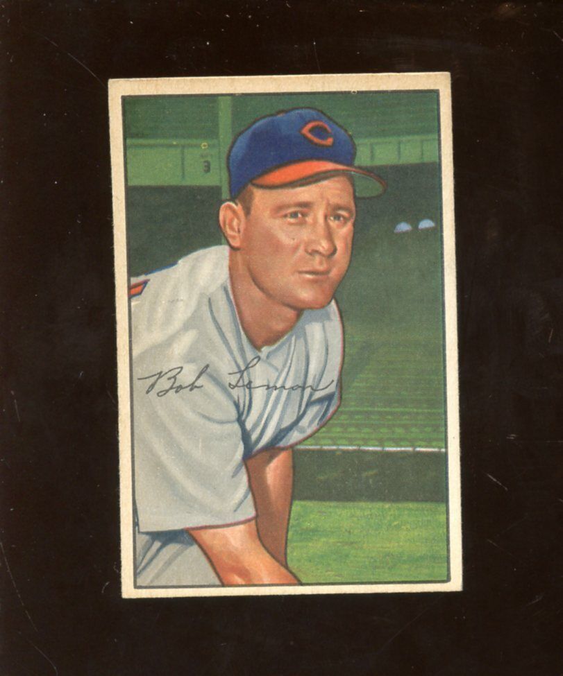 1952 Bowman Baseball Card #23 HOFER Bob Lemon EXMT