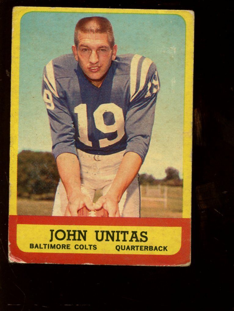 1963 Topps Football Card #1 John Unitas