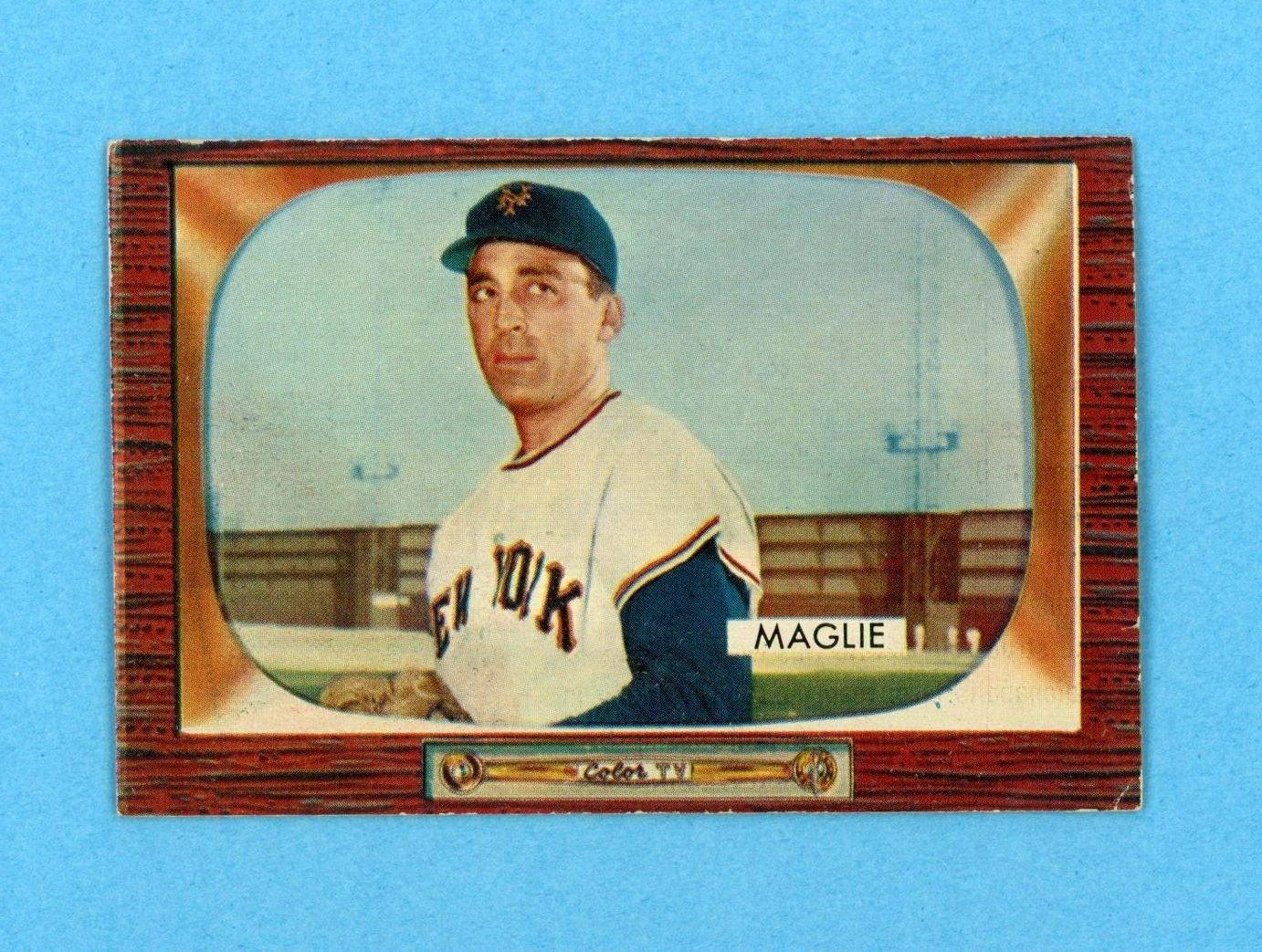 1955 Bowman #95 Sal Maglie New York Giants Baseball Card isu