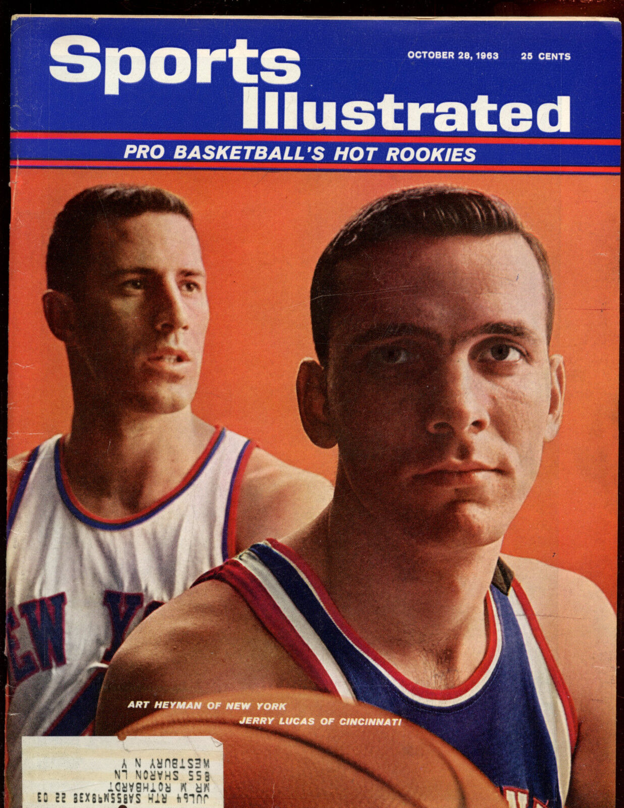 December 9 1963 Sports Illustrated Magazine Jerry Lucas Front Cover EX+