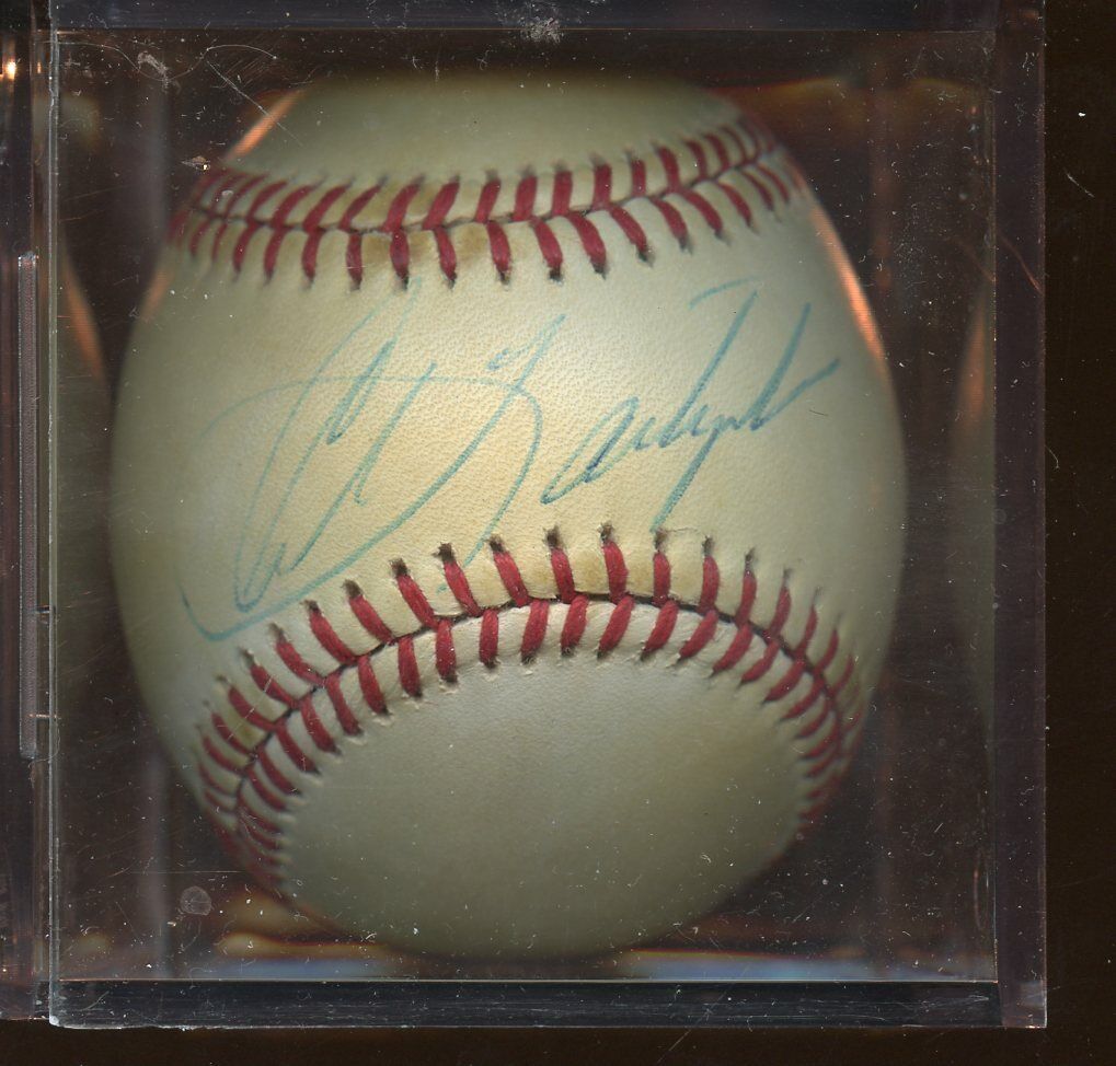 Carl Yastrzemski Single Signed OAL MacPhail Baseball Hologram