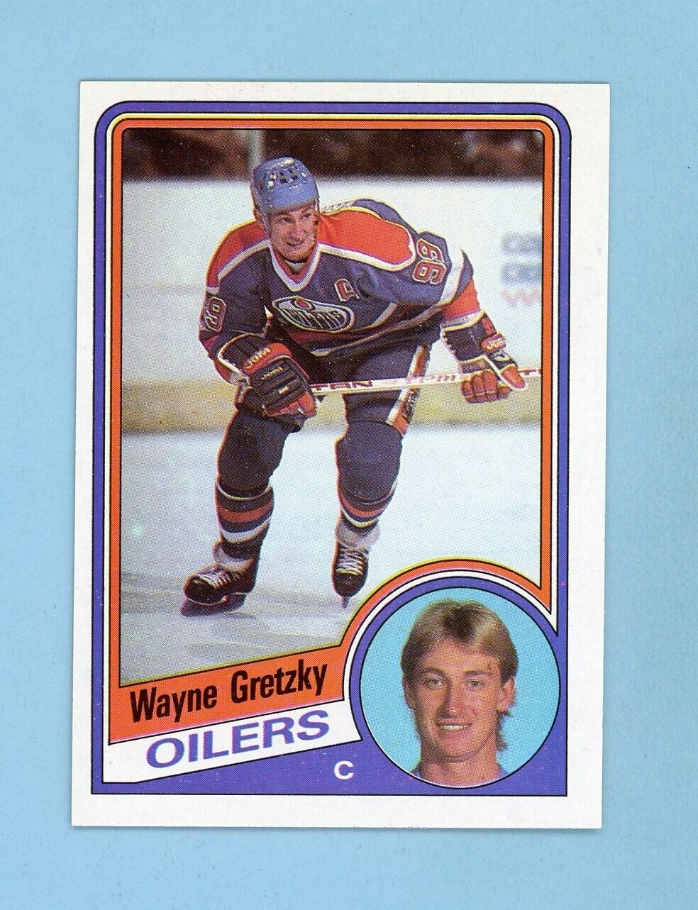 1984-85 Topps #51 Wayne Gretzky Edmonton Oilers Hockey Card NM