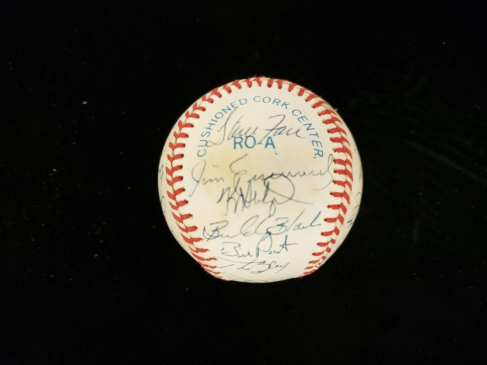 1988 Kansas City Royals Team Signed AL Baseball - 21 Autographs - PSA LOA