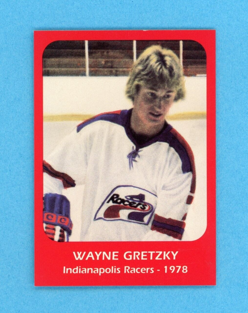 1991 National Sports Cards #1 Wayne Gretzky Indianapolis Racers Hockey Card NM