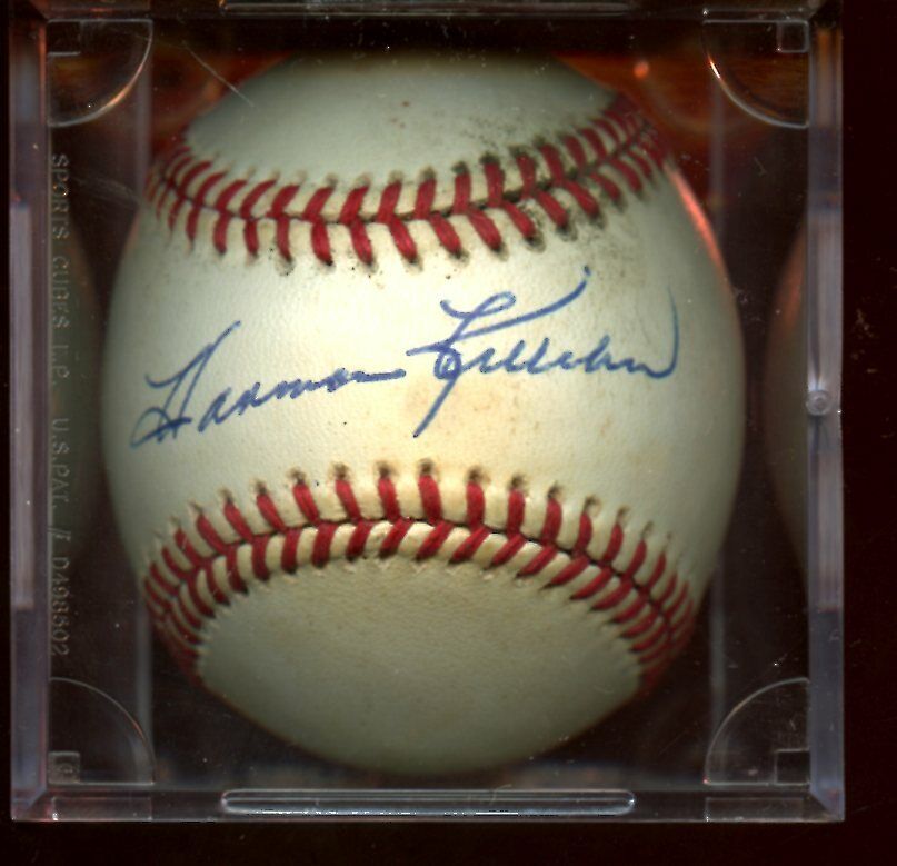 Harmon Killebrew Single Signed OAL Brown Baseball Hologram