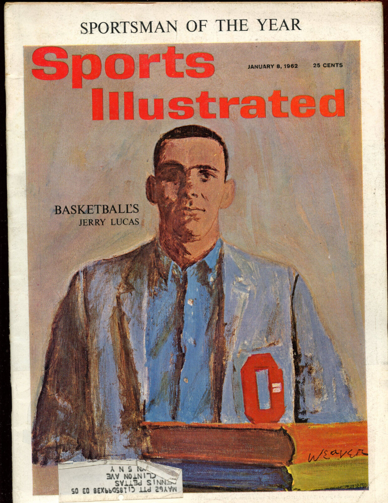 Jan 8 1962 Sports Illustrated Magazine With Jerry Lucas Cover EX+ ML