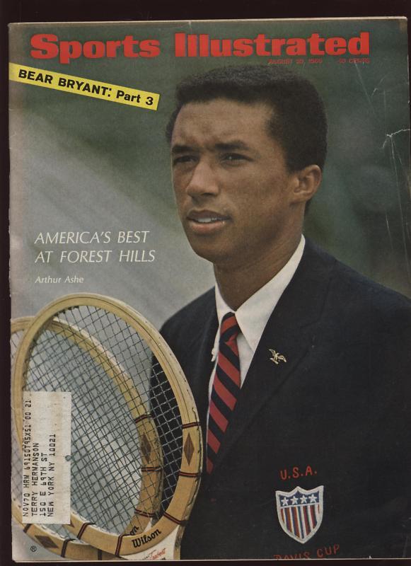 1966 Sports Illustrated Magazine Arthur Ashe Cover VG+