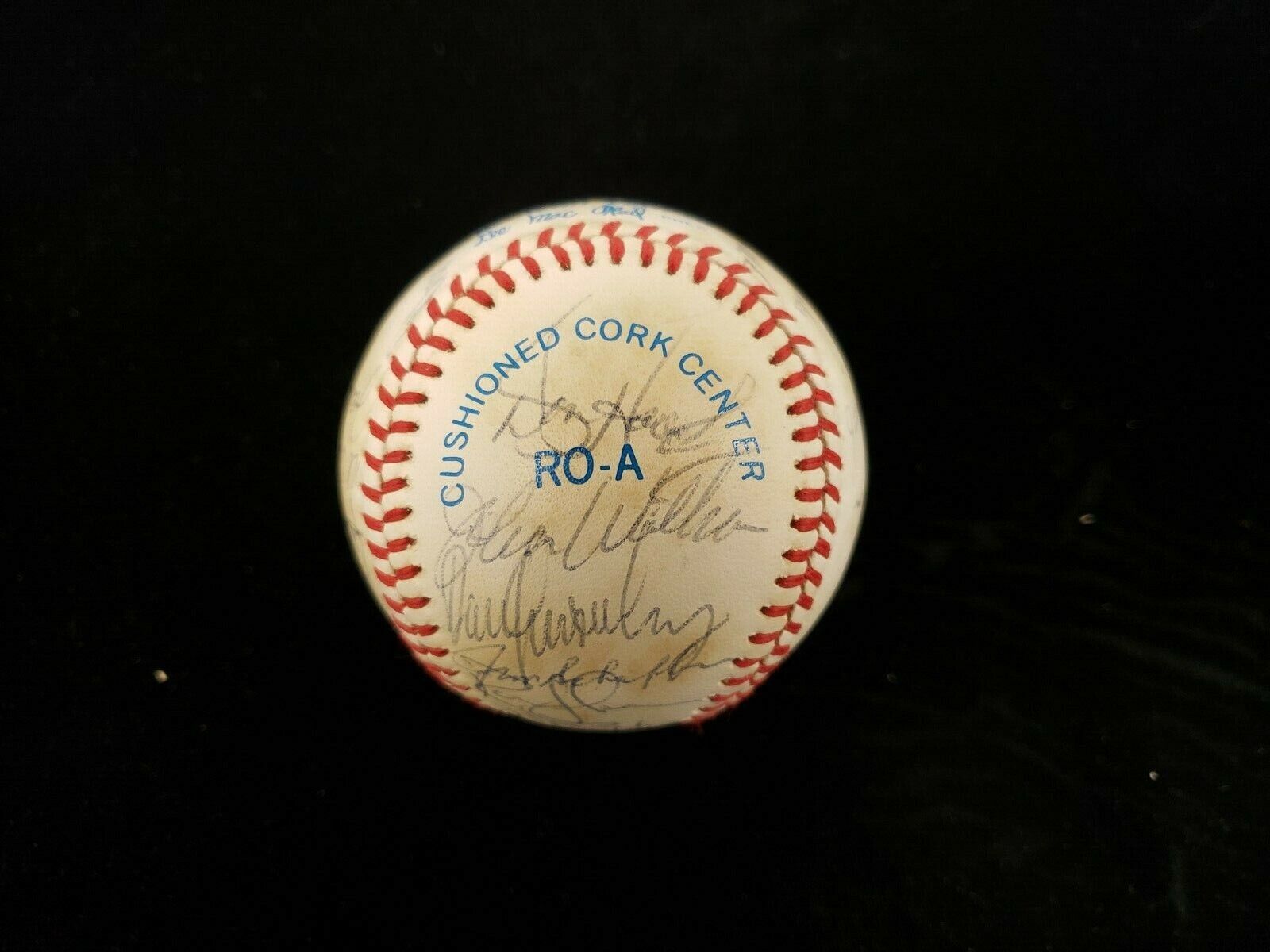 1983 Kansas City Royals Team Signed AL Baseball - 24 Autographs - PSA LOA