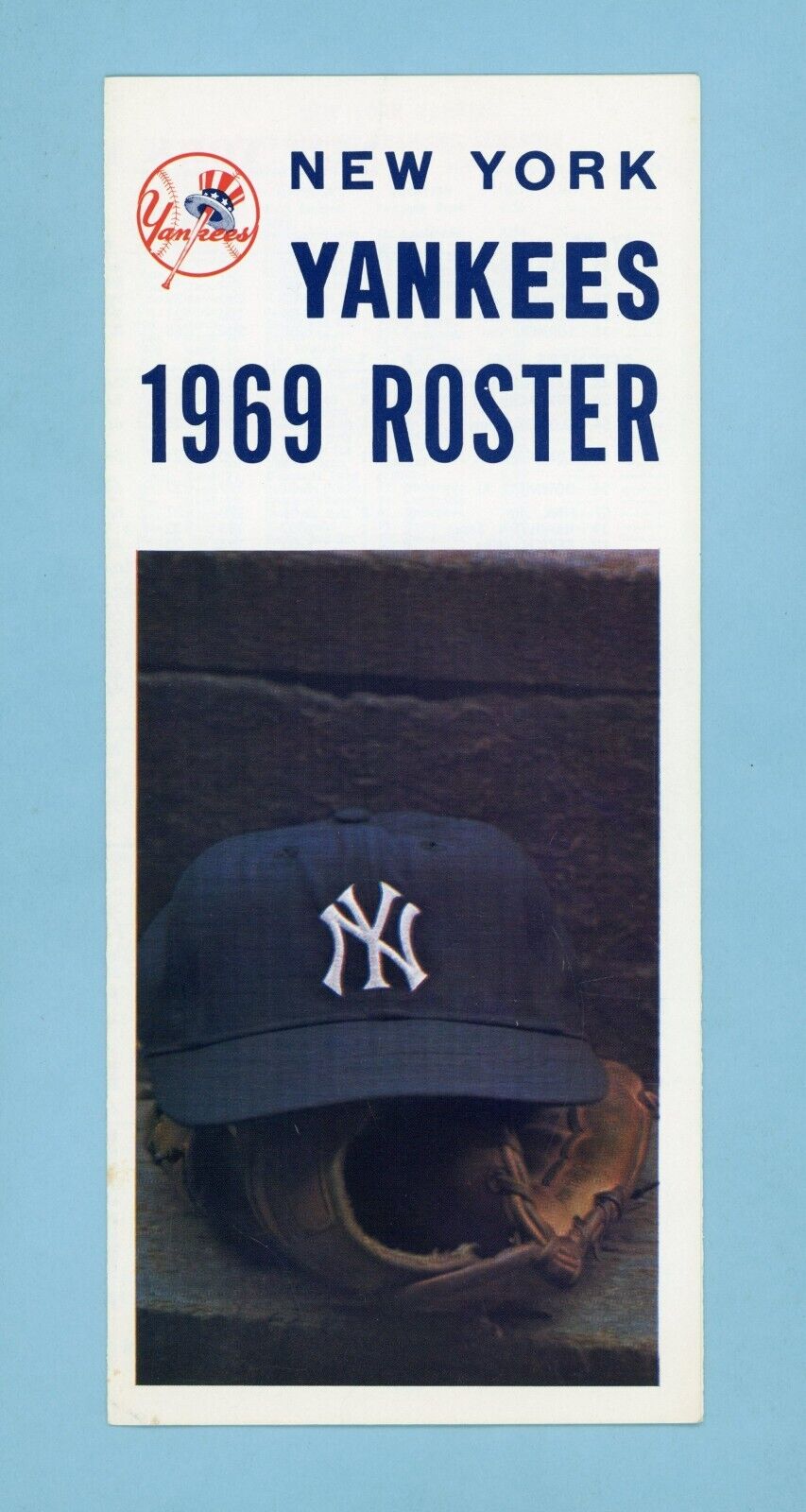 1969 New York Yankees Roster/Schedule Pamphlet