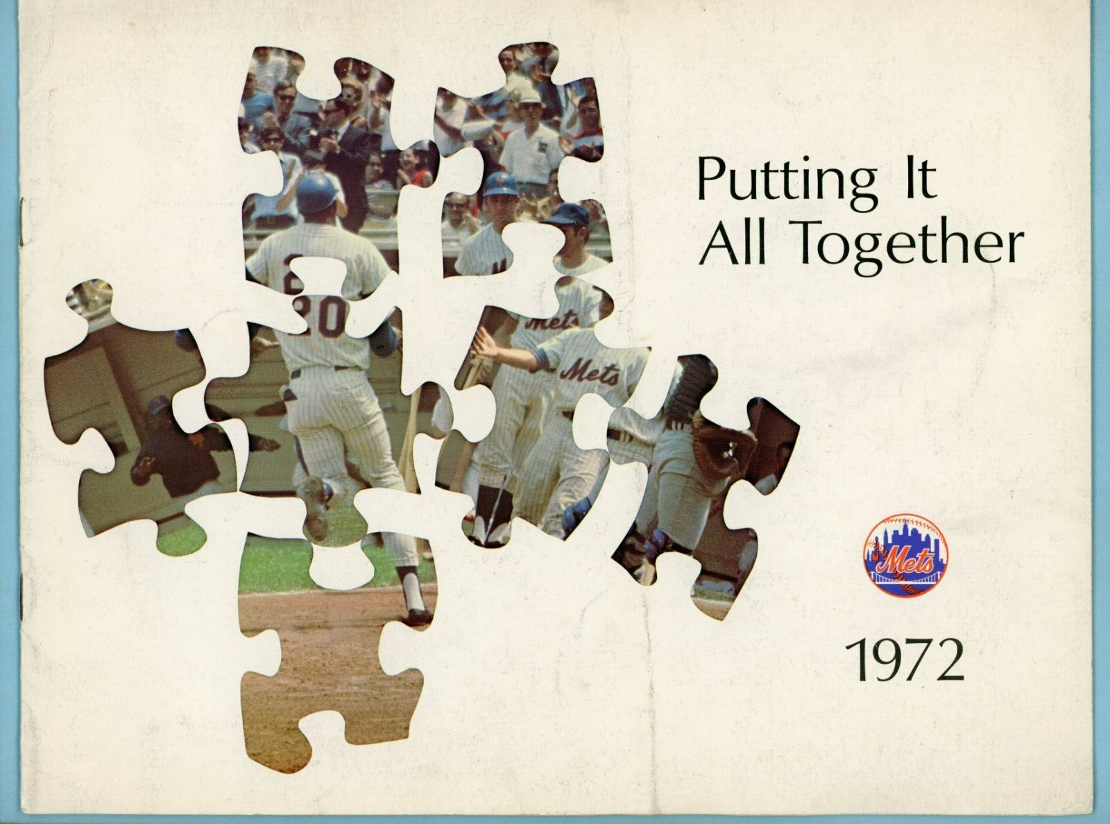 1972 Putting It All Together New York Mets Schedule-Ticket Information Brochure