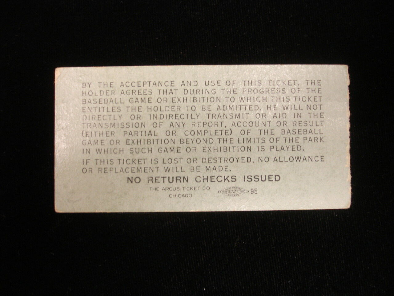 June 10, 1962 Washington Senators @ Minnesota Twins Ticket Stub - Doubleheader!