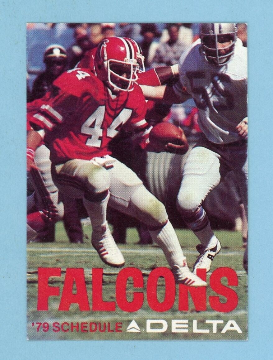 1979 Atlanta Falcons Pocket Schedule Card