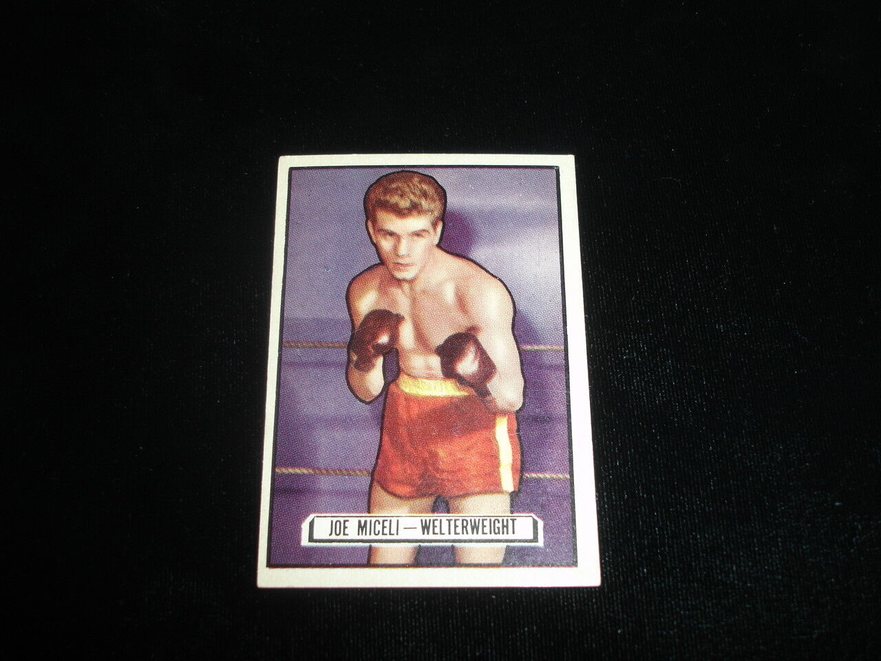 1951 Topps Ringside Boxing Card-Joe Miceli-#26-EX-MT