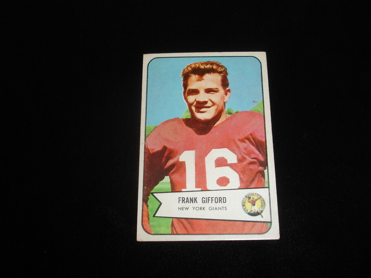 1954 Bowman Frank Gifford Football Card-New York Giants-#55-EX