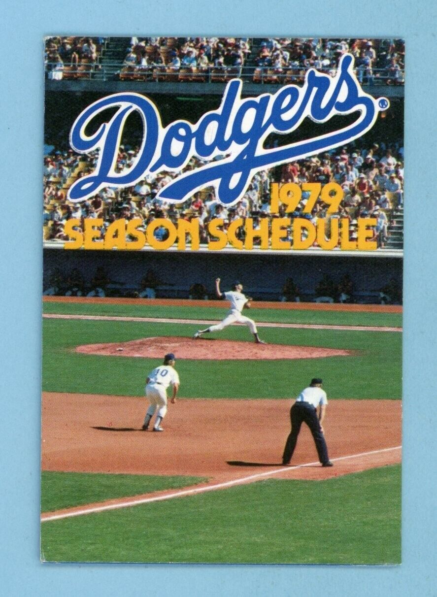 1979 Los Angeles Dodgers Pocket Schedule