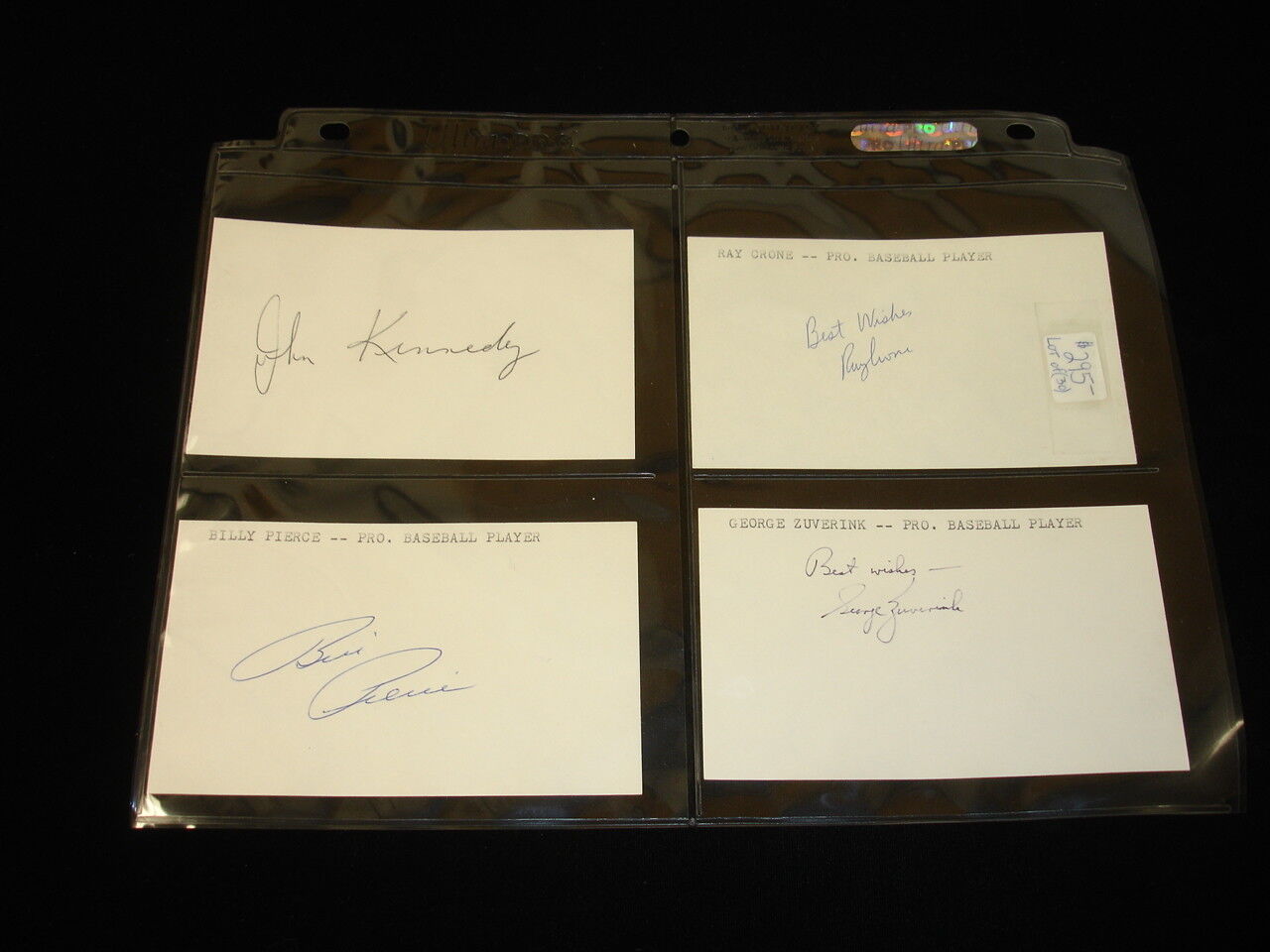 Lot of 30 Different MLB Baseball Players Signed 3x5 Unlined Index Cards