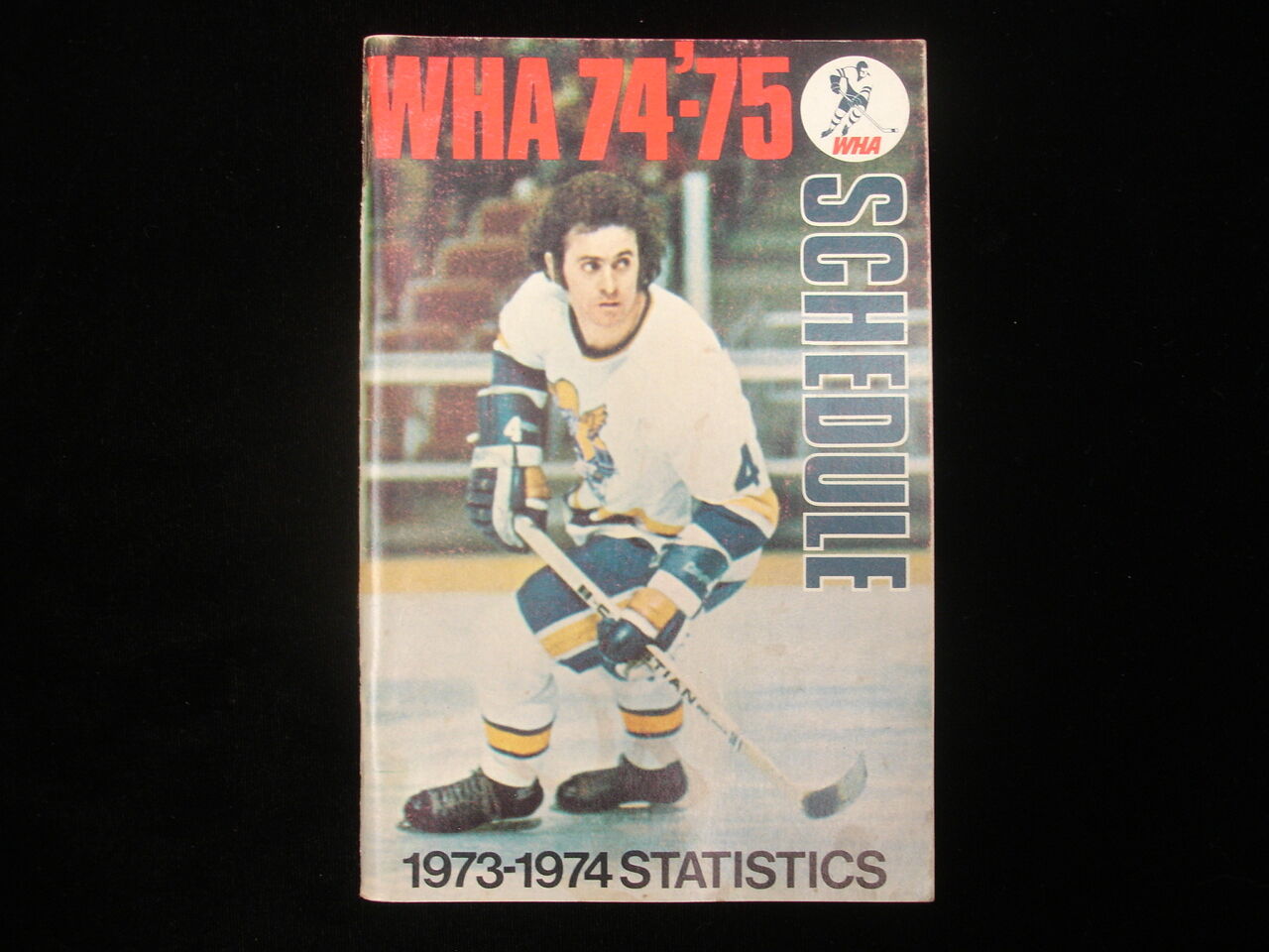 1974-75 World Hockey Association (WHA) Schedule & Statistics Book