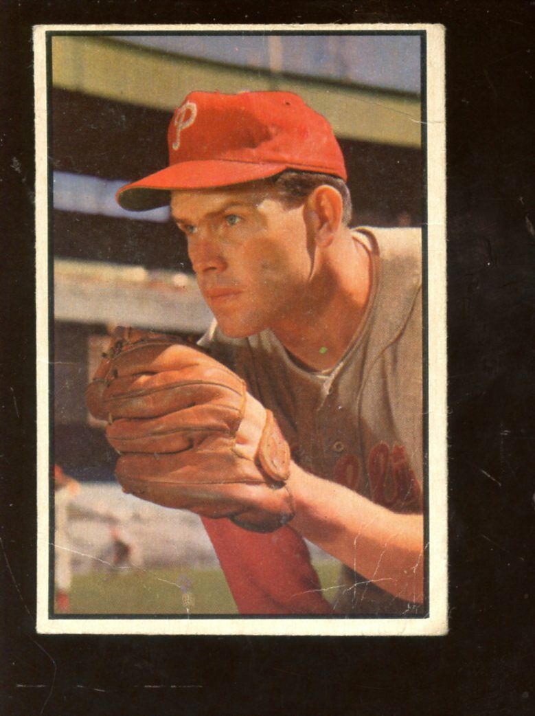 1953 Bowman Color Baseball Card #65 Robin Roberts