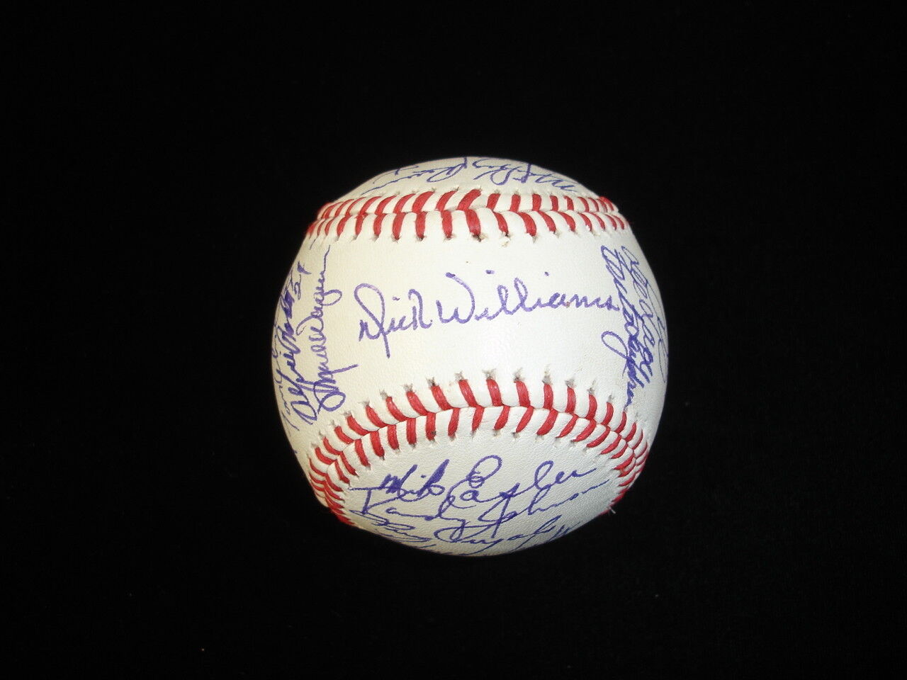 1989-1990 West Palm Beach Tropics Team Signed Senior Professional Baseball