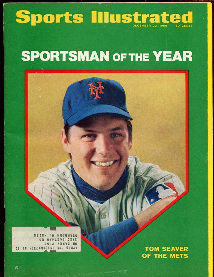 Dec 22 1969 Sports Illustrated Magazine With Tom Seaver New York Mets Cover EX