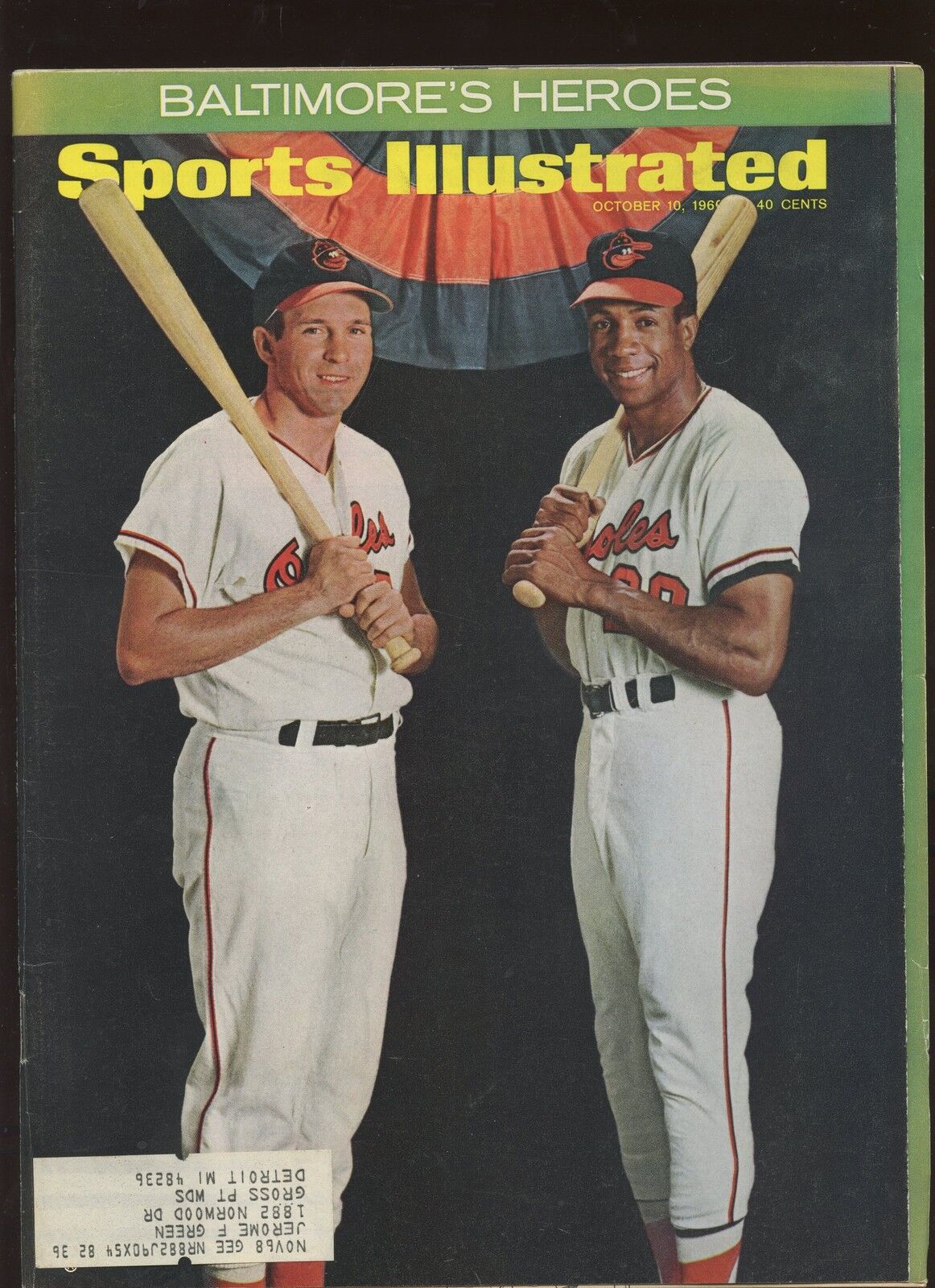 1966 Sports Illustrated Complete Magazine With The Robinsons Front Cover EXMT