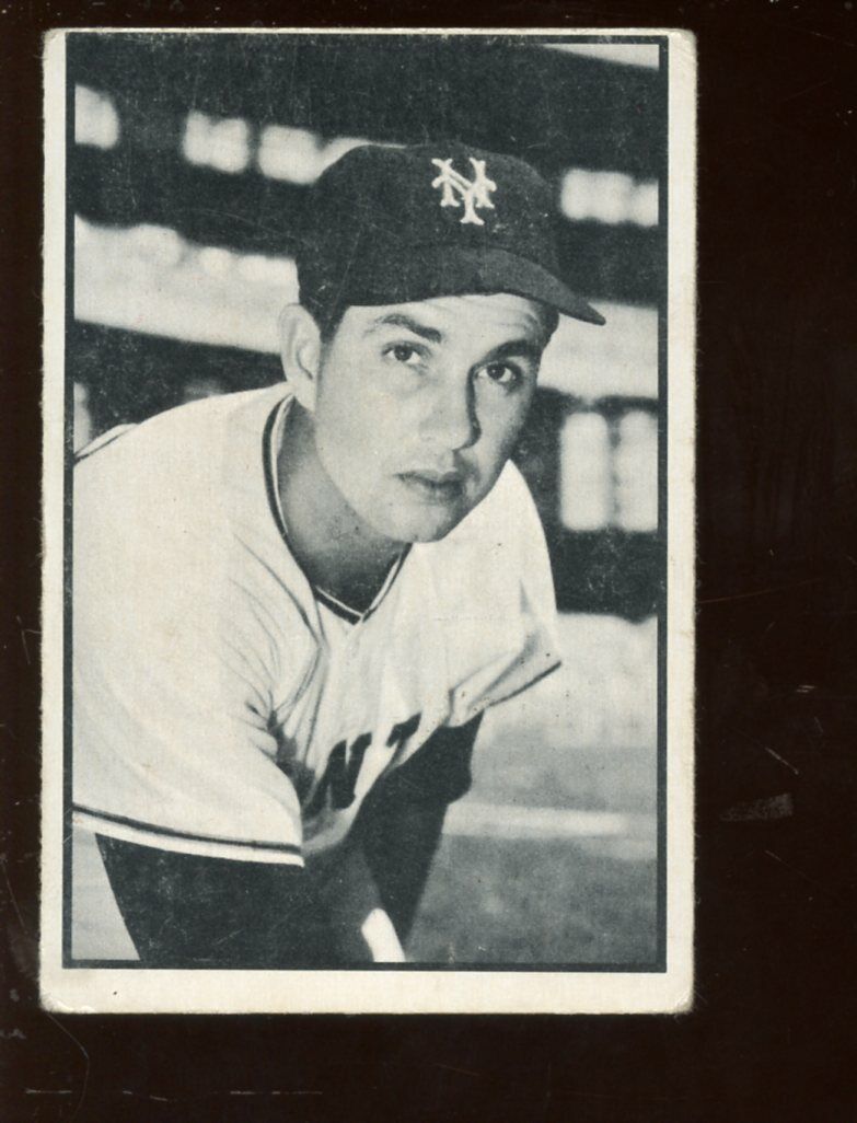 1953 Bowman Black & White Baseball Card #28 HOFER Hoyt Wilhelm