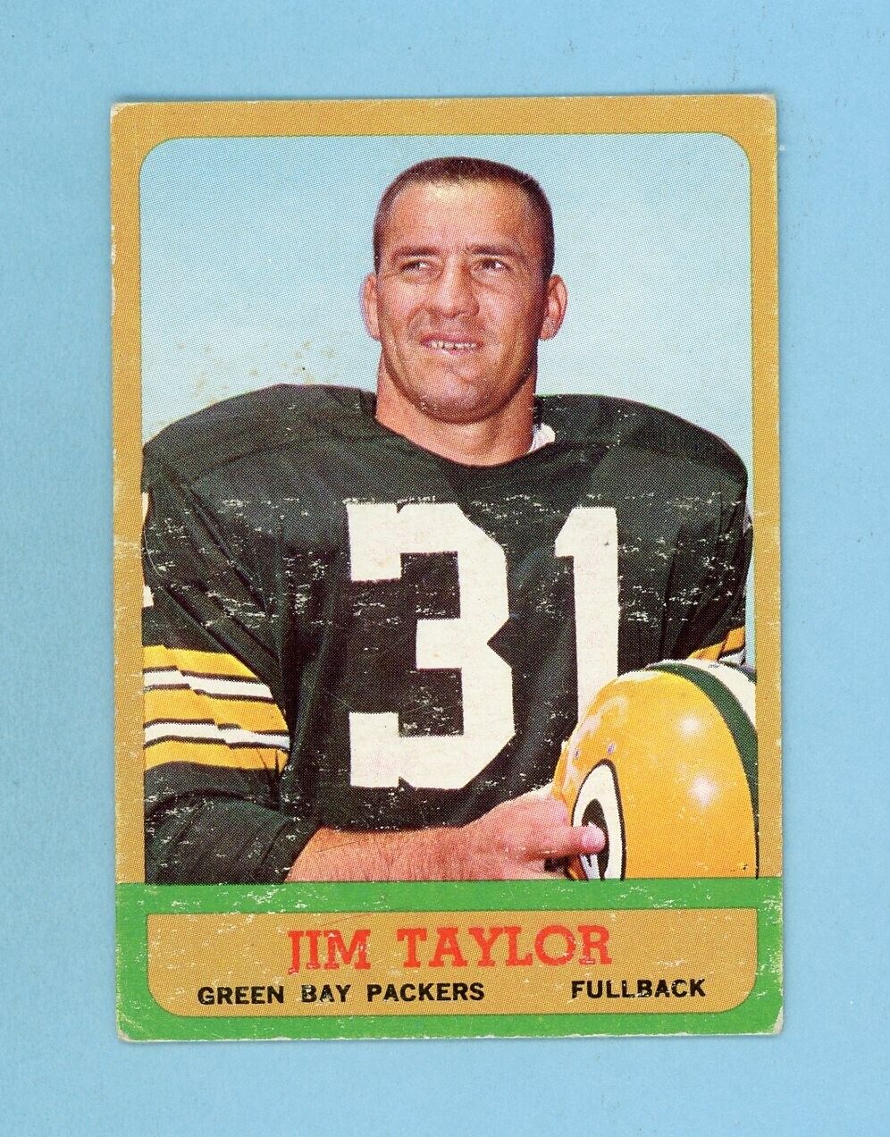 1963 Topps #87 Jim Taylor Green Bay Packers Football Card Low Grade