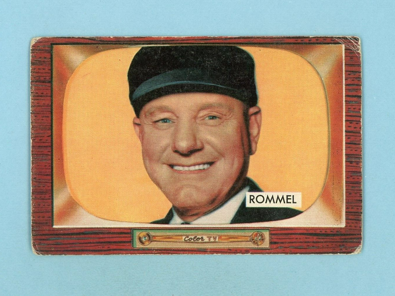 1955 Bowman #239 Ed Rommel Umpire American League Baseball Card Low Grade