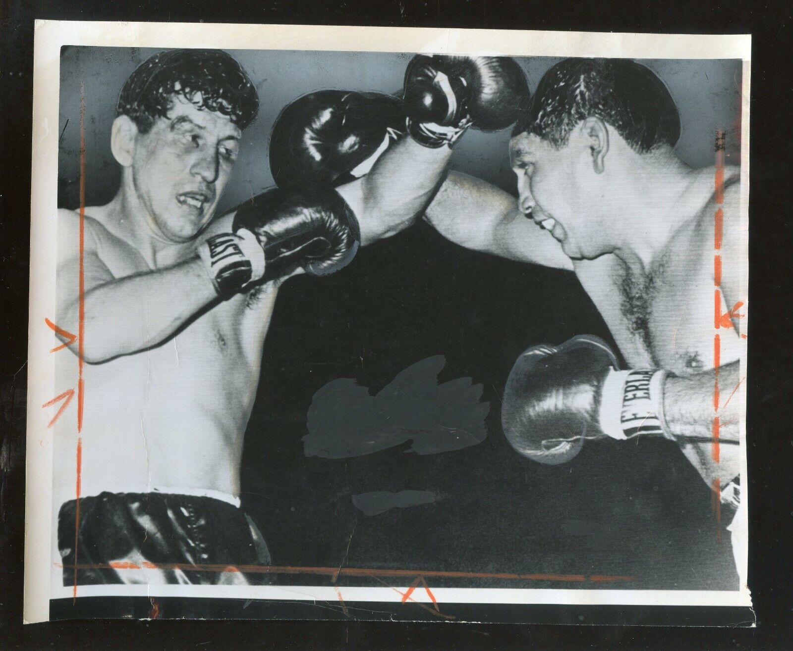 Original May 24 1964 Joey Giardello Boxing 7 X 8 1/2 Wire Photo