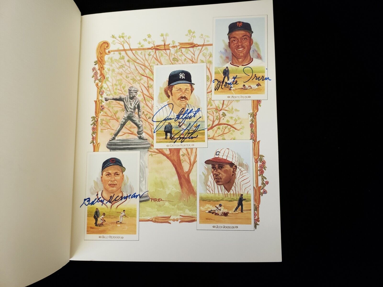 Perez Steele Celebration Baseball Album - 22 HoF Signatures 