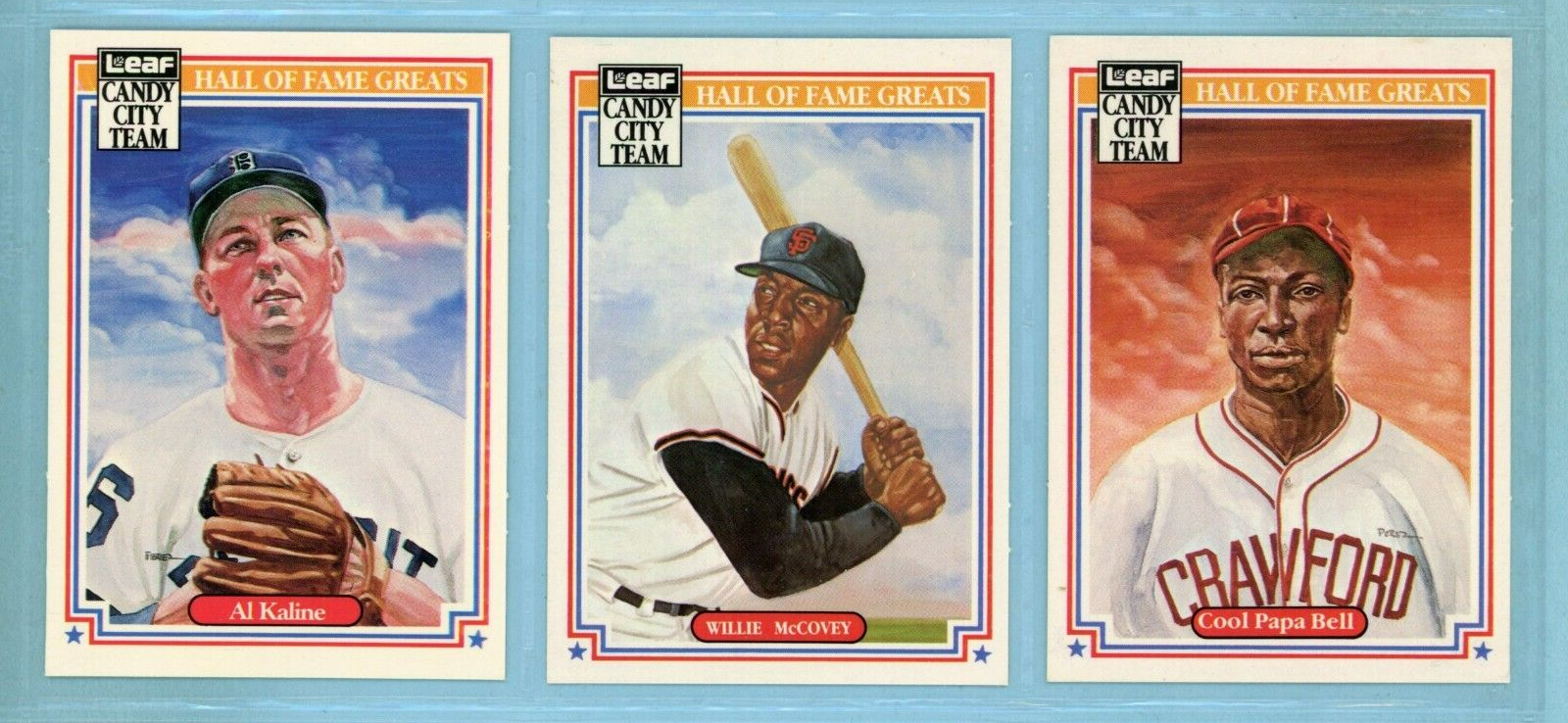 1987 Leaf Candy City Team Set of 12 Baseball Cards NM Mickey Mantle