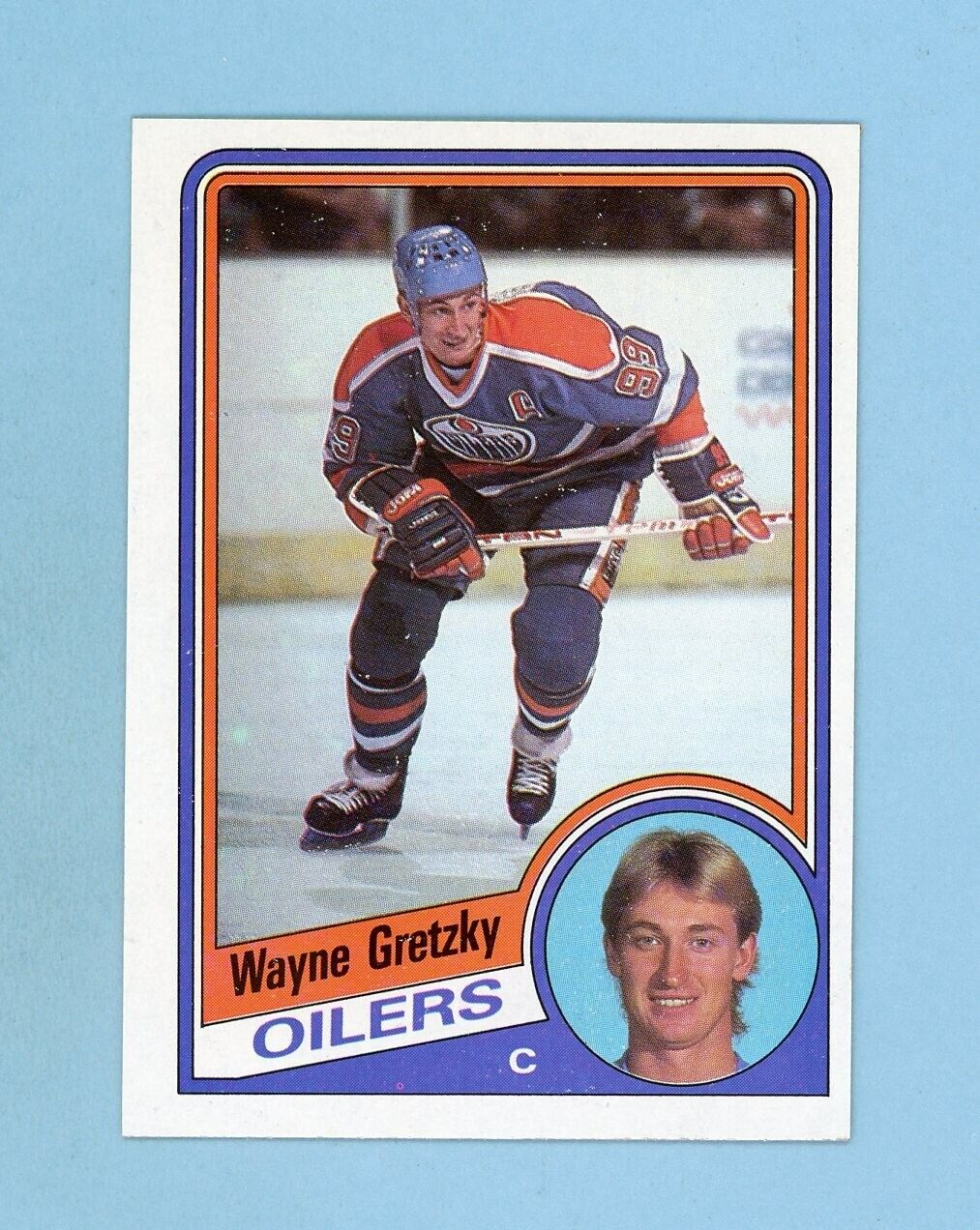 1984-85 Topps #51 Wayne Gretzky Edmonton Oilers Hockey Card NM