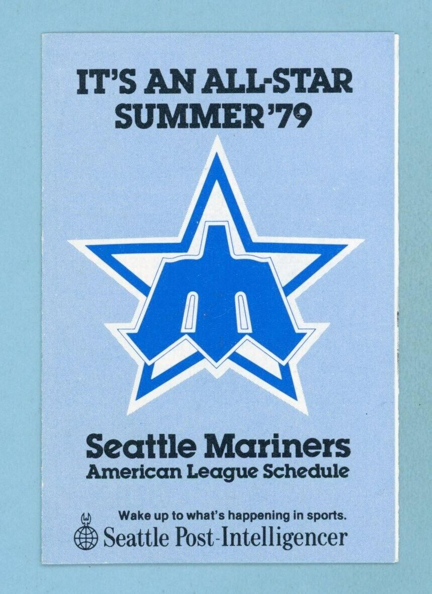 1979 Seattle Mariners Pocket Schedule