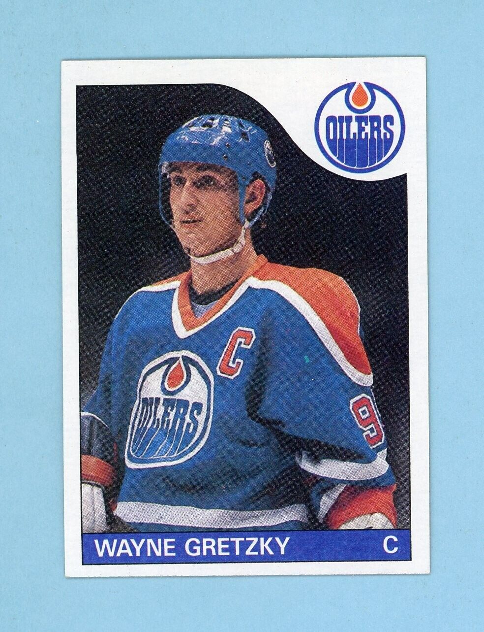 1985-86 Topps #120 Wayne Gretzky Edmonton Oilers Hockey Card NM