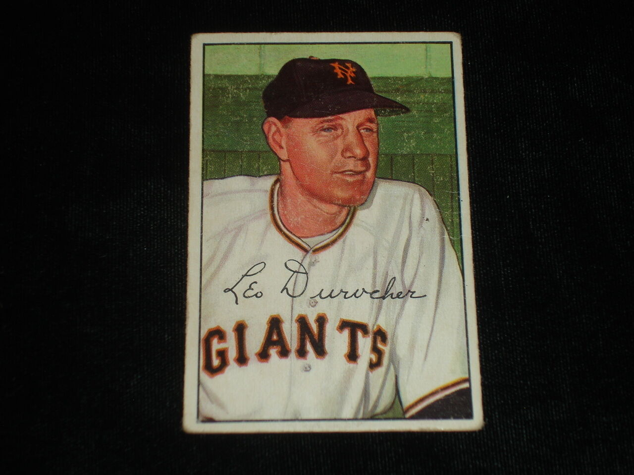 1952 Bowman Leo Durocher-NY Giants-#146-VG centered