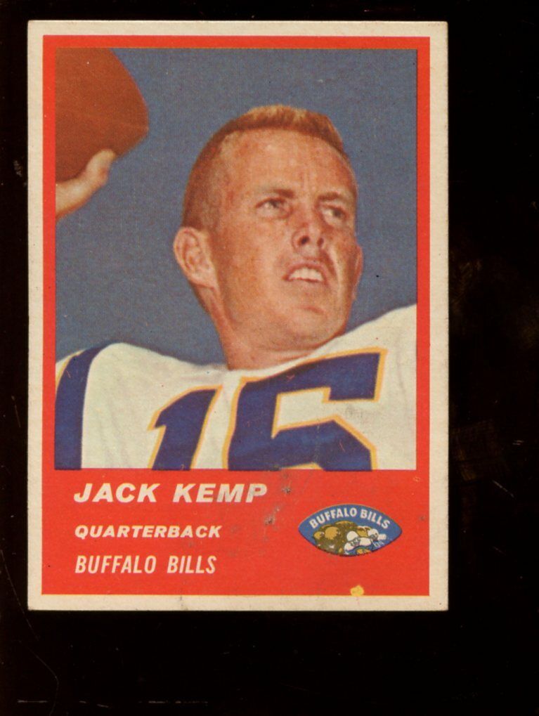 1963 Fleer Football Card #24 Jack Kemp